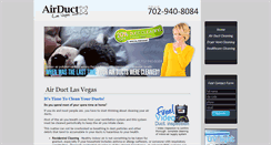 Desktop Screenshot of airductlasvegas.com